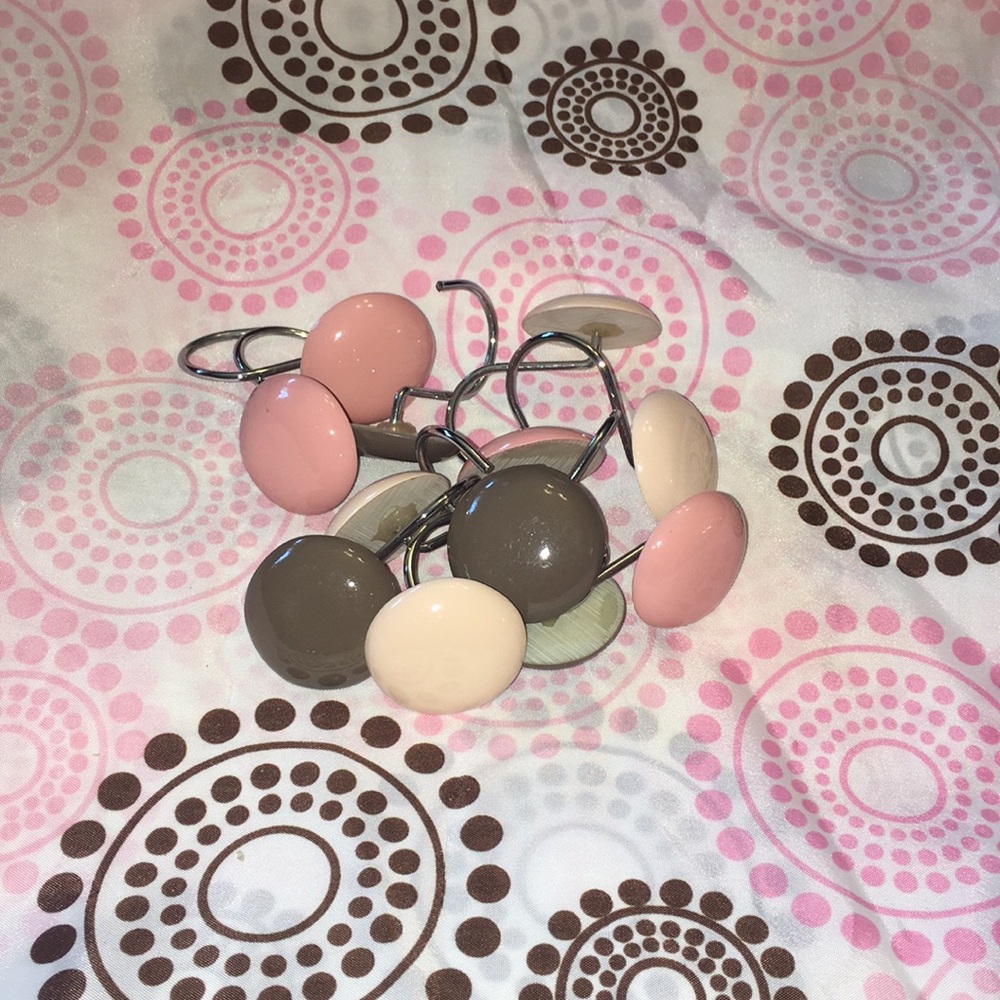 Tiddliwinks Shower Curtain and Hooks